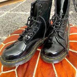 Black Dr. Martens, size 7, worn once